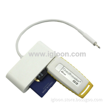 3 In 1 Lightning Camera Connection Kit Card Reader For Ipad Mini And Ipad 4 